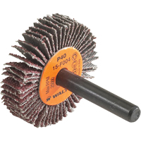 Coolcut™ Flap Wheel, Aluminum Oxide, 60 Grit, 1-1/2" x 3/8" x 1/4" YC398 | Stor-it Systems