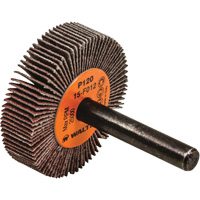Coolcut™ Flap Wheel, Aluminum Oxide, 120 Grit, 1-1/2" x 3/8" x 1/4" YC402 | Stor-it Systems