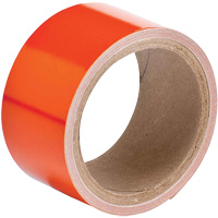 Reflective Marking Tape, 2" x 15', Acrylic, Orange Stor-it Systems