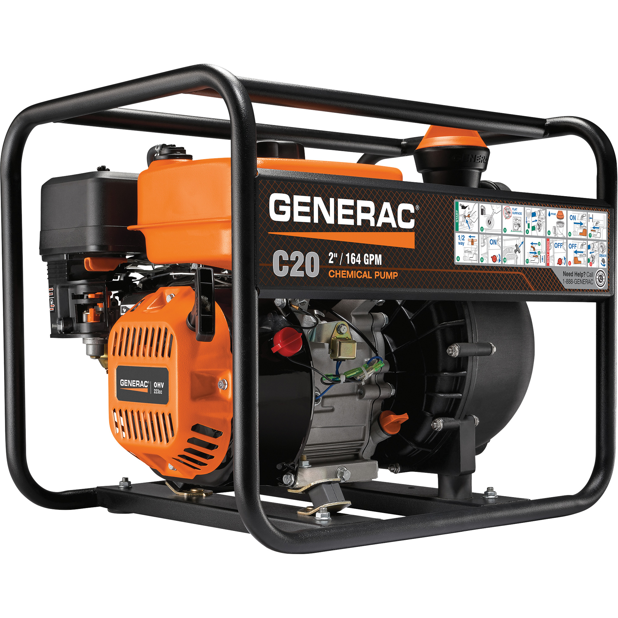 GENERAC Chemical Water Pump Storit Systems